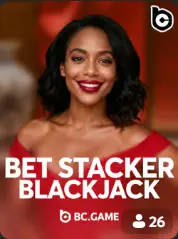 Bet Stacker Blackjack BC Game Myanmar game cover
