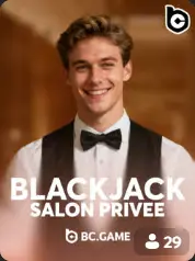 Blackjack Salon Privee BC Game Myanmar game cover