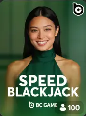 Speed Blackjack BC Game Myanmar game cover