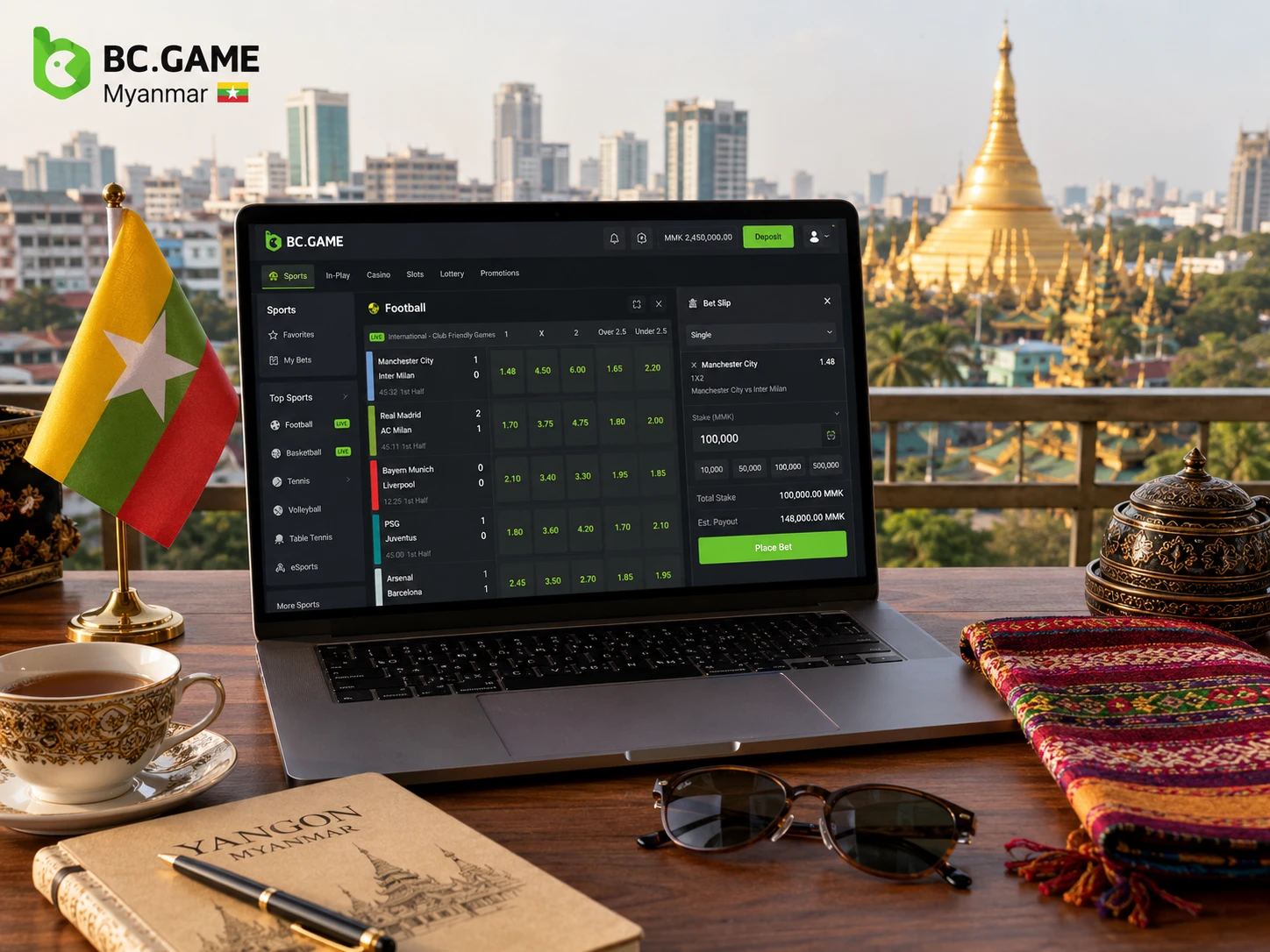BC Game Myanmar sports betting