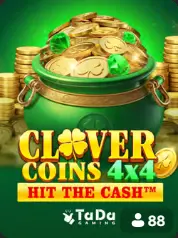 Clover Coins 4x4 Hit The Cash BC Game Myanmar game cover